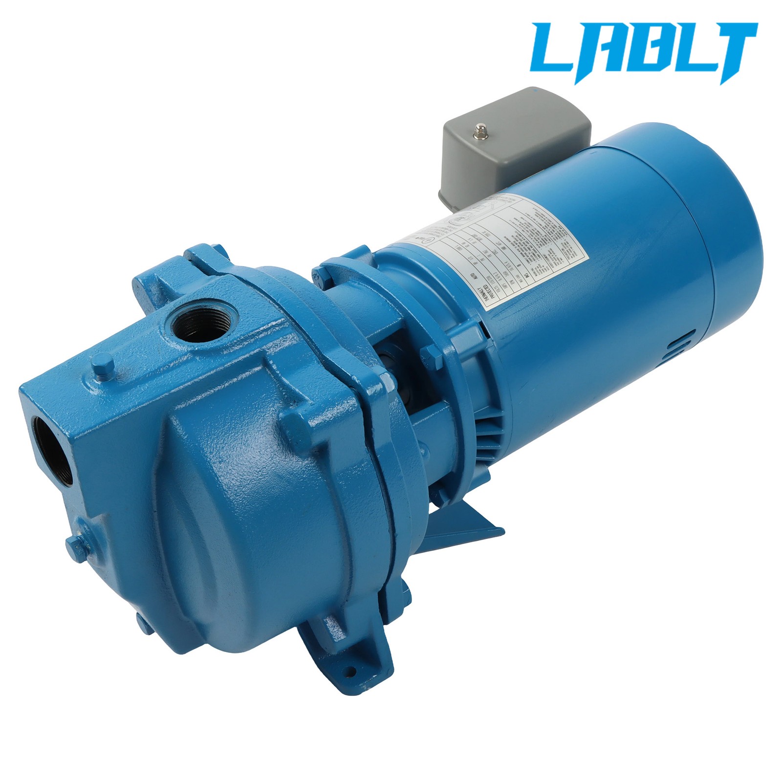 LABLT Cast Iron J5S Shallow Well Jet Pump 1/2 HP 16.5 GPM 115/230V Dual Voltage