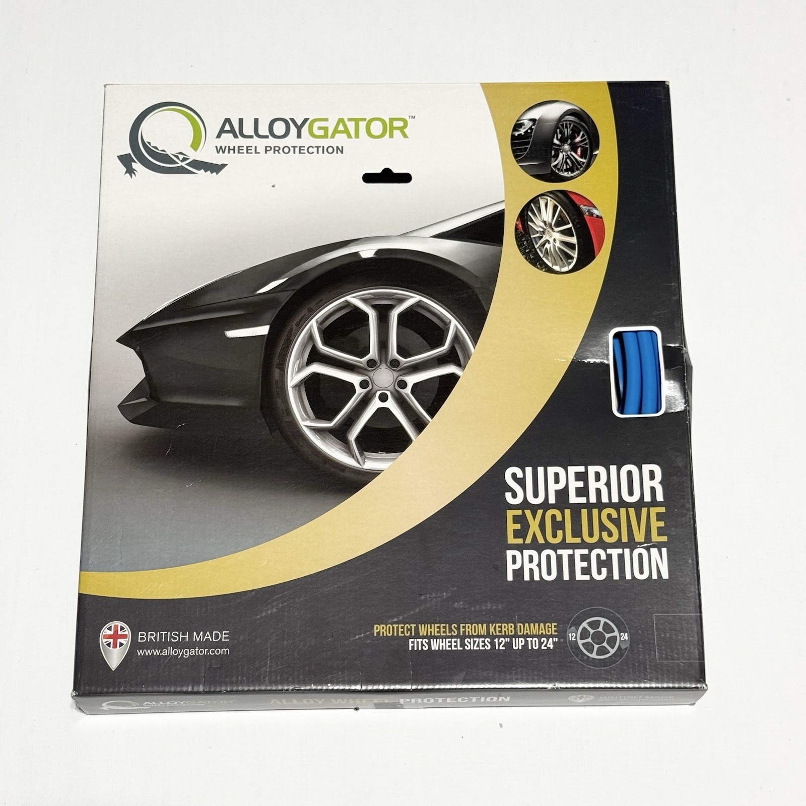 AlloyGator Blue Rim Protector for Car Wheels Fits 12-24 Wheel Diameter Listing B