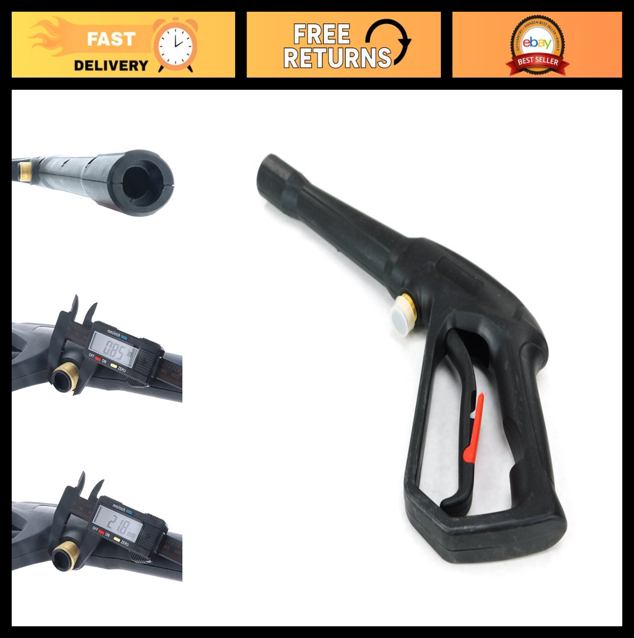 Spray Gun Trigger Handle 308760059 for Ryobi Pressure Washer RY14122, RY141600,
