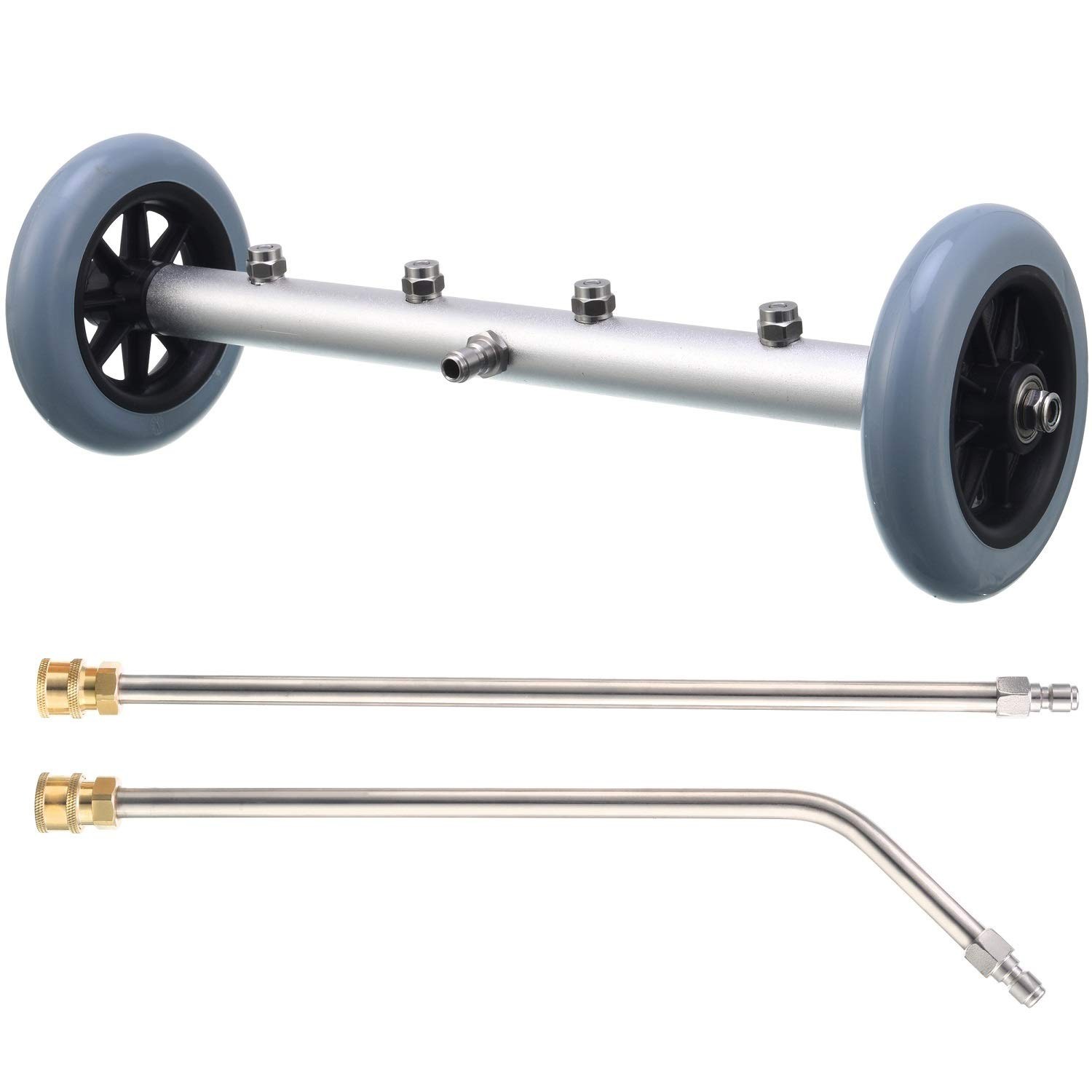 16″ Pressure Washer Undercarriage Cleaner, 4000 PSI, Extension Wand Included
