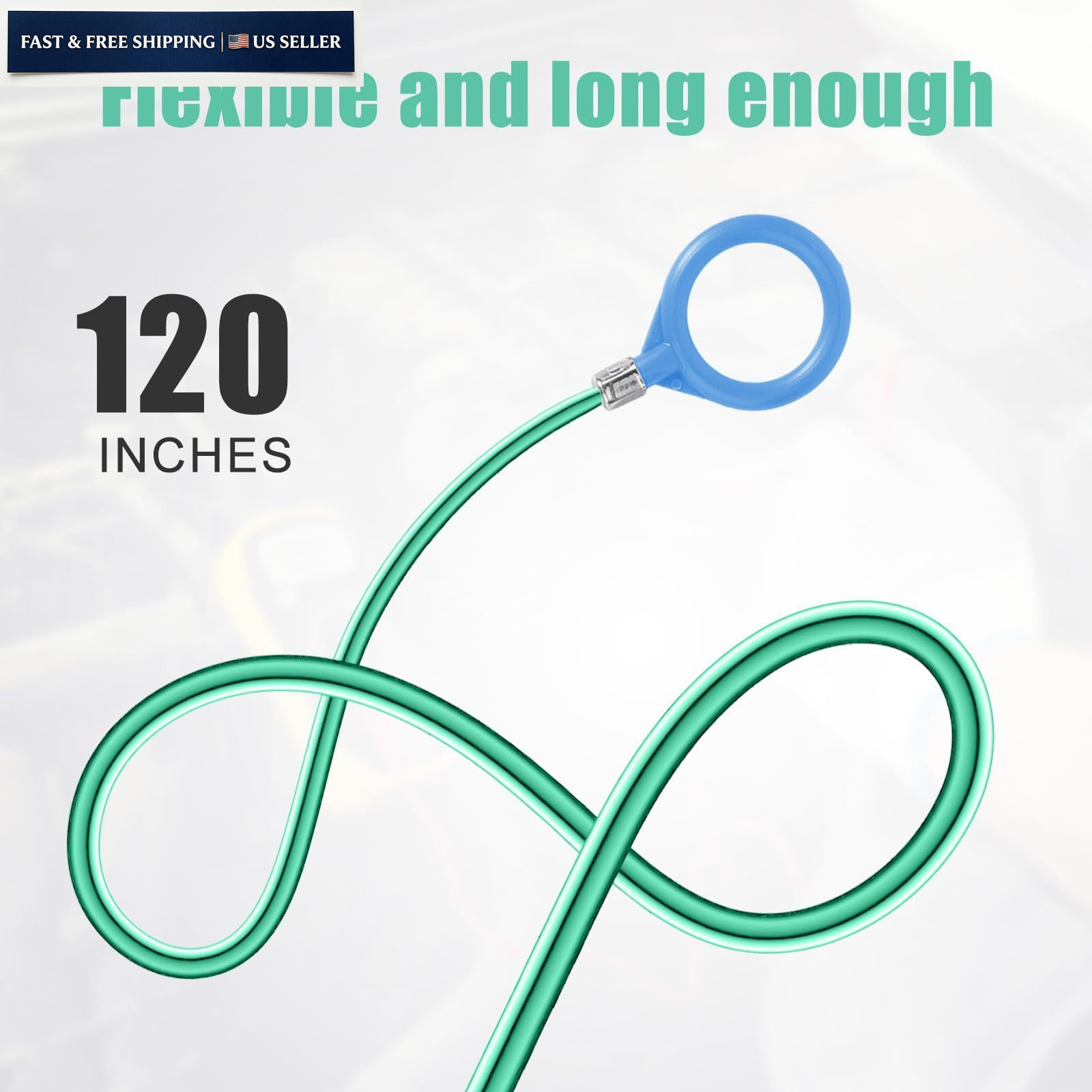 Auto Sunroof Drain Cleaning Tool, 118in Long as shown in the detailed picture