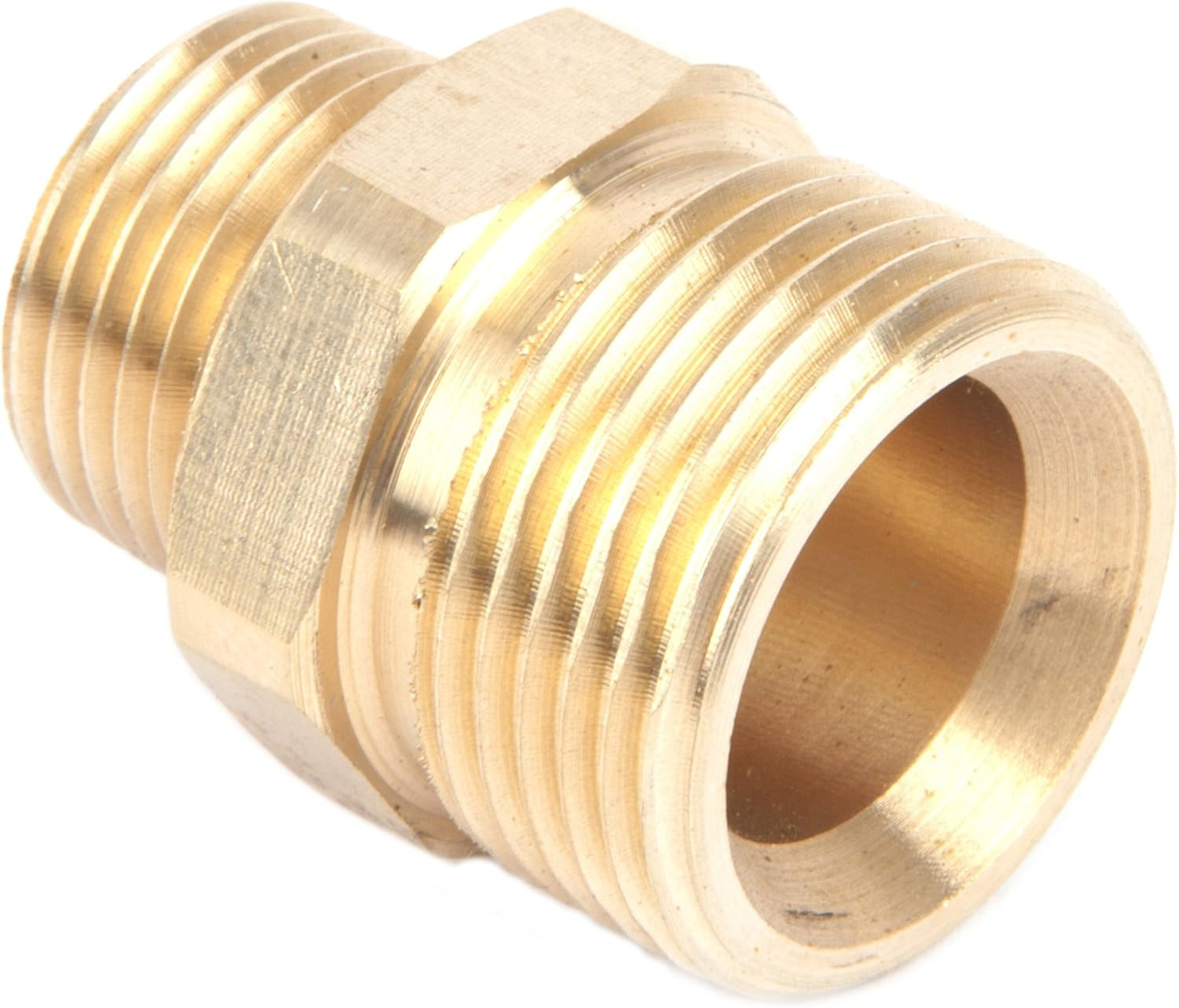 75117 Pressure Washer Accessories, Male Screw Nipple, M22M-By-3/8-Inch Male NPT