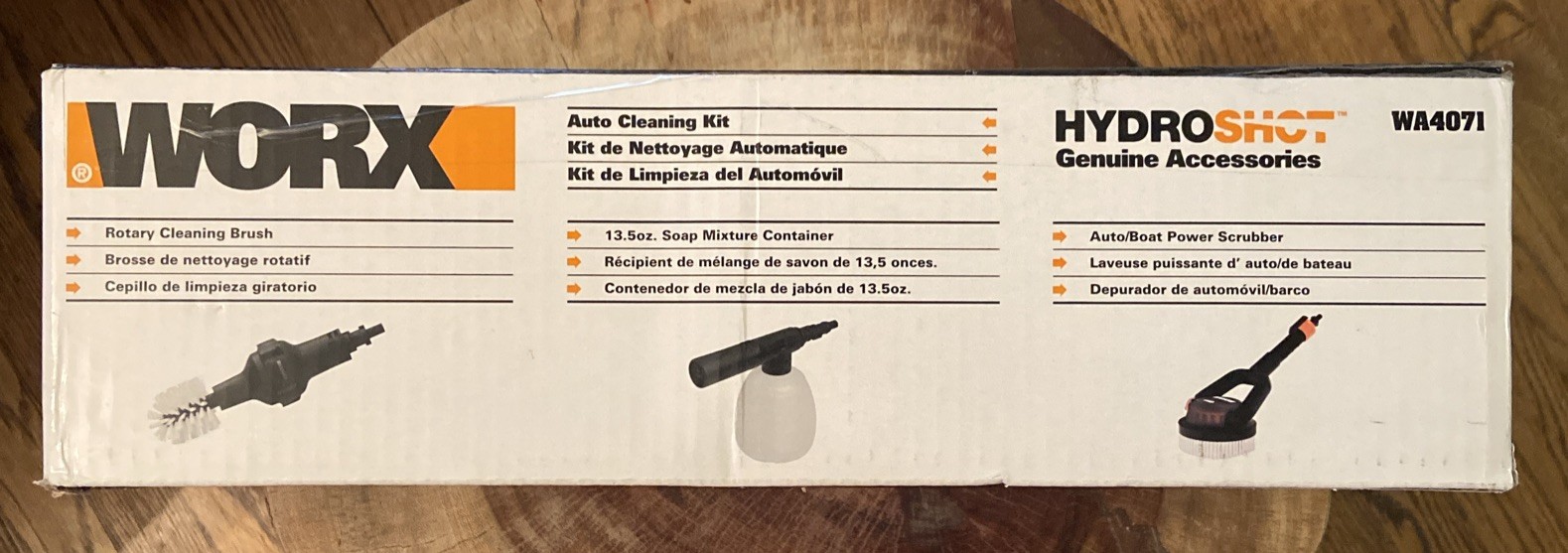 WA4071 Worx Hydroshot Automotive & Boat Cleaning with WA4036 , WA4042, WA1820