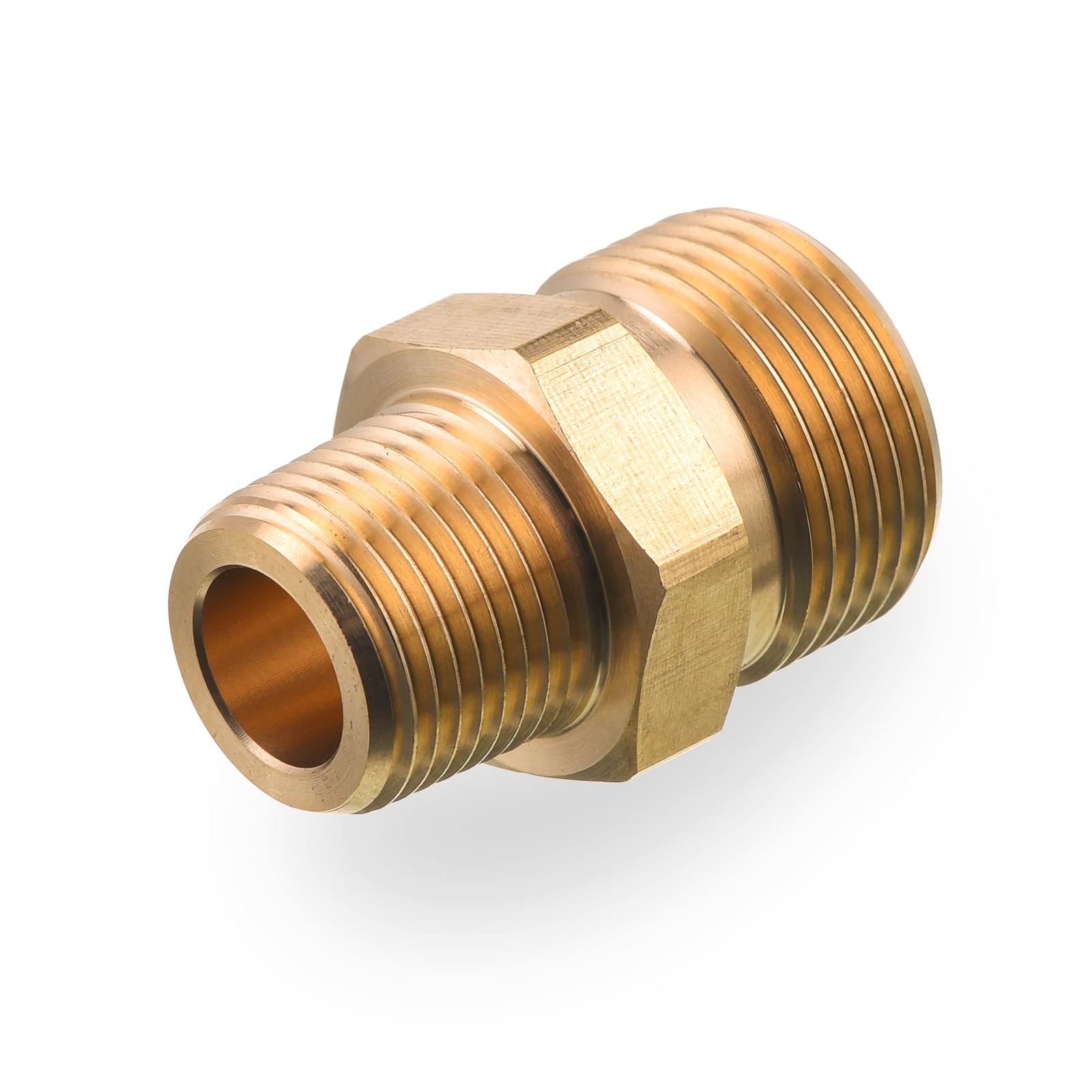 M22 Pressure Washer Fitting, 3/8 Inch NPT Male to M22 14mm Male adapter, 4500…