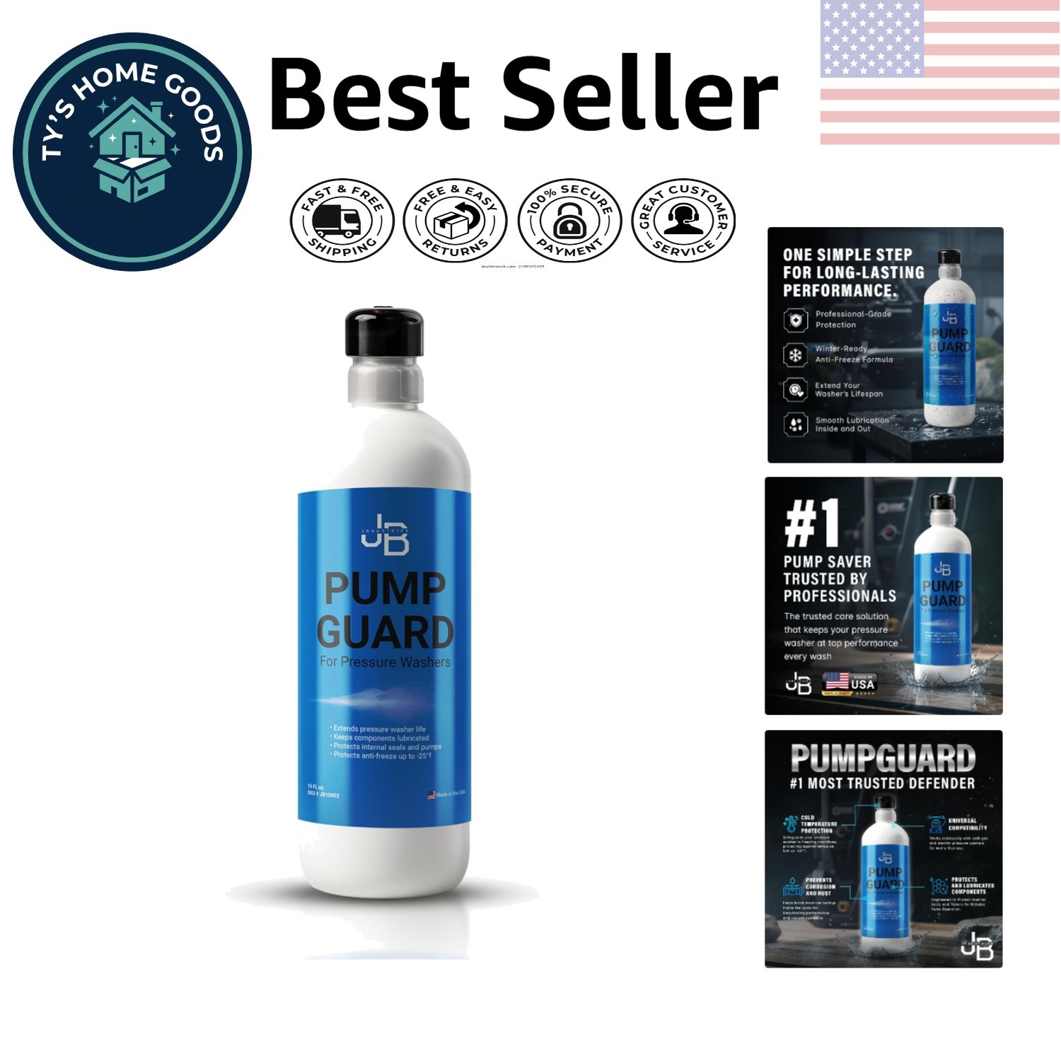 Universal Pump Guard 16 oz: Heavy-Duty Winter Protection for Pressure Washers