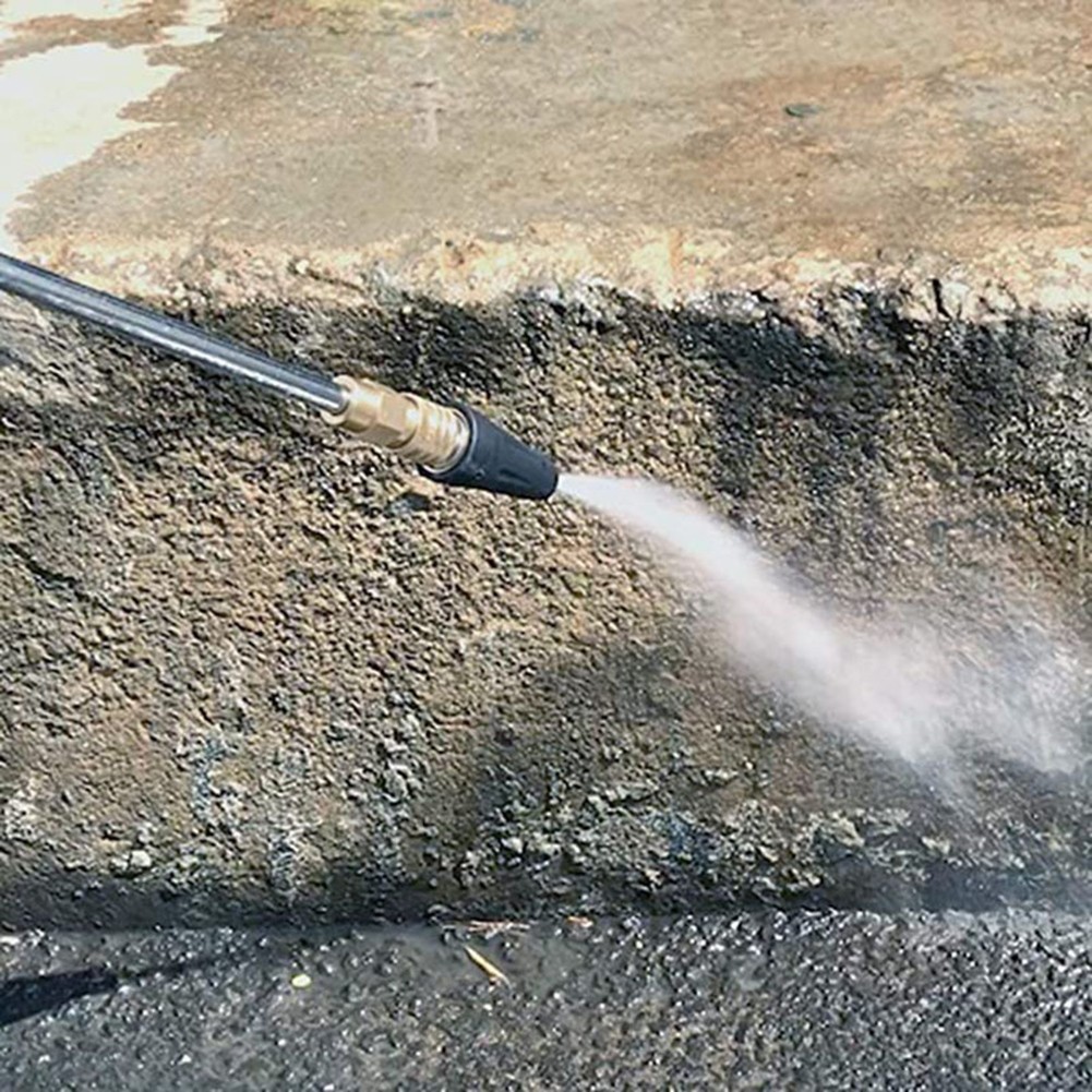 High Pressure Cleaning Nozzle with 360 Degree Rotation for Tough Environments