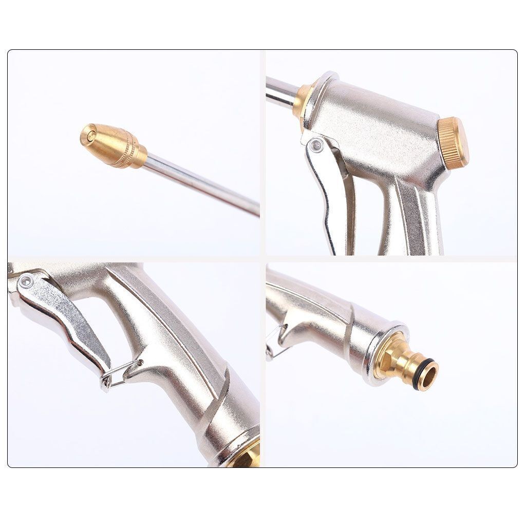 High Pressure Spray Gun & Connector Kit Water Hose Nozzle Car Clean Washer Tool