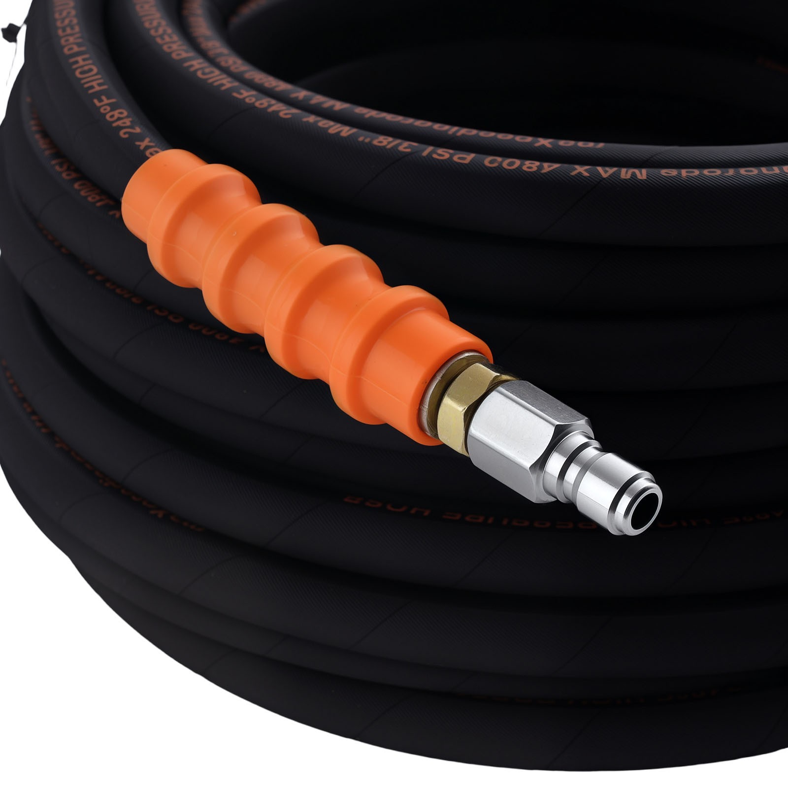 3/8″ Pressure Washer Hose 70FT 4800PSI Durable Steel Wire Braid
