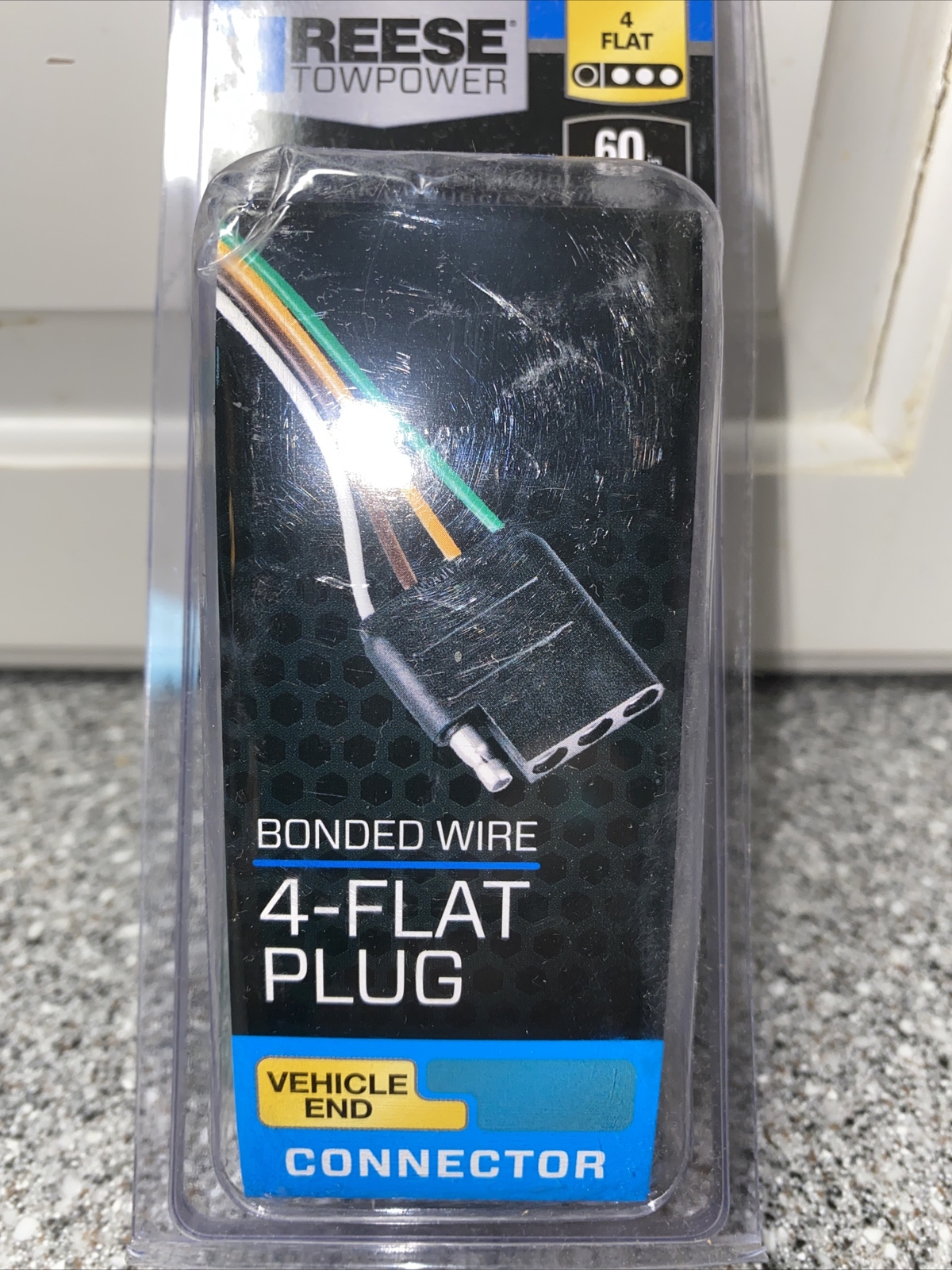 REESE #7412311 Bonded Wire 4- Flat Plug