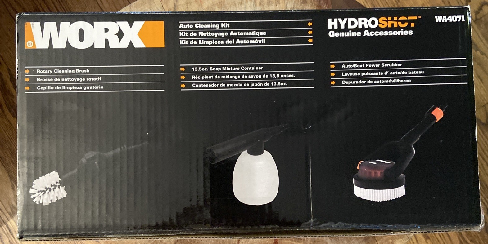 WA4071 Worx Hydroshot Automotive & Boat Cleaning with WA4036 , WA4042, WA1820