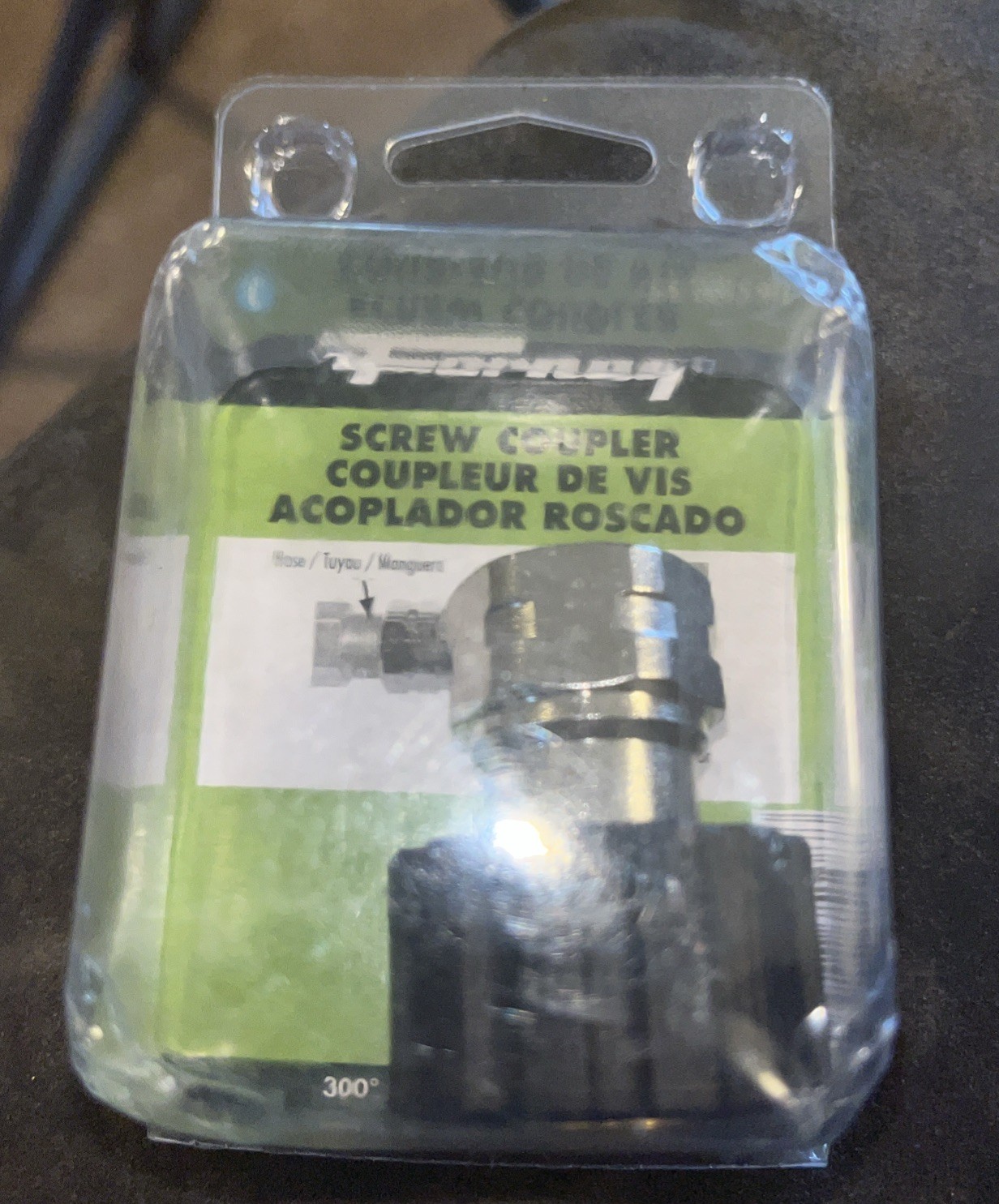 Forney 75108 Pressure Washer SCREW COUPLING Hose Connector M22F -3/8″ FEMALE NPT