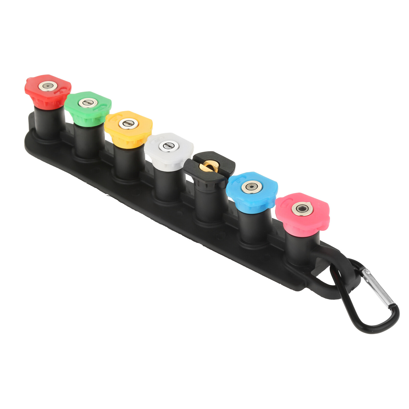 8x Pressure Washer Nozzle Tips Set with Holder Standard 1/4″Quick Connect Plug