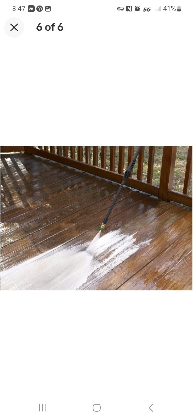 GC141333 -1400 PSI Portable Electric Pressure Washer