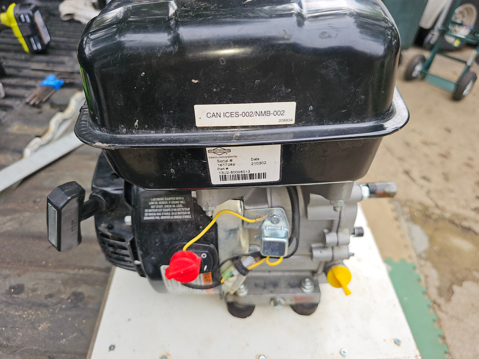 24NN56 HUSQVARNA PRESSURE WASHER PARTS: BRIGGS & STRATTON CR950 208CC ENGINE, GC
