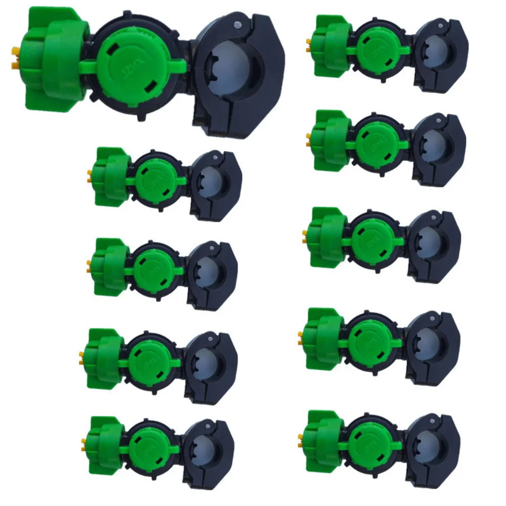 10Pack TractorMounted Agricultural Sprayer Nozzles, 9.8Mm Orifice, FanShaped Ato