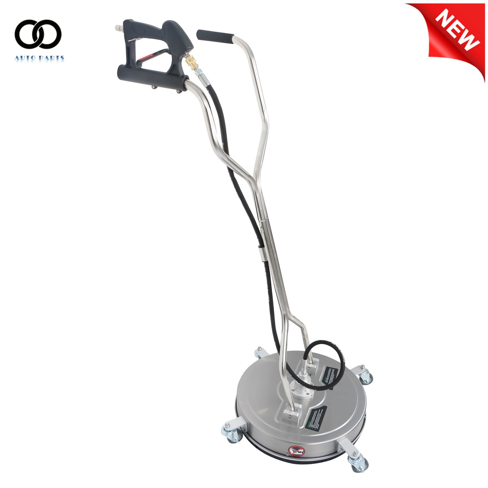 Quick Connect Pressure Washer 20″ Surface Cleaner 6000 psi w/ Handles & Wheels