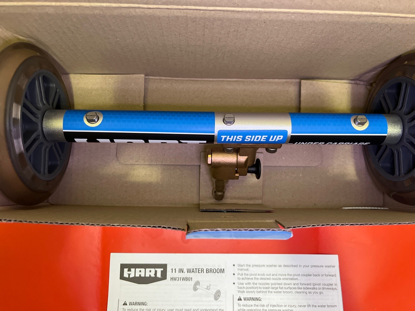 * NEW * HART 11” Inch Water Broom Undercarriage Surface Cleaner Pressure