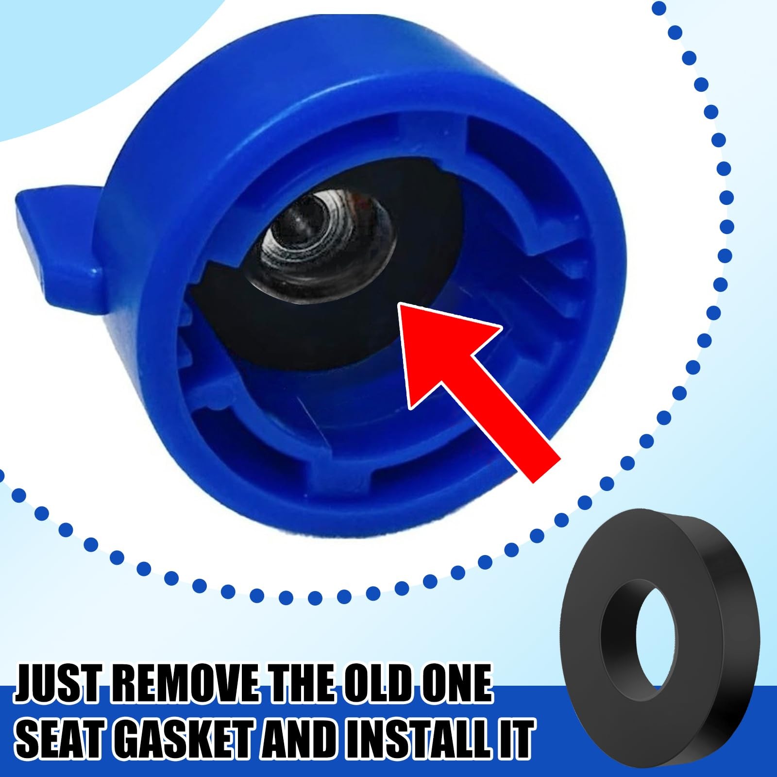 CP19438 Quick Seat Gasket, for TeeJet Nozzle Systems, Leak Resistant Seal – 2…