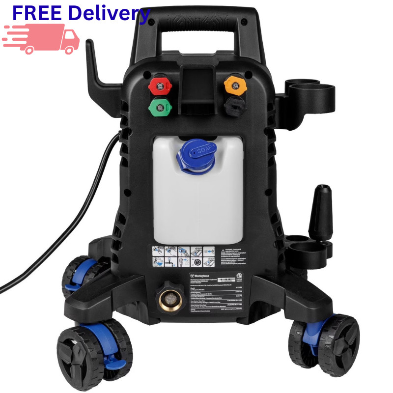 Westinghouse Electric Pressure Washer 2300 PSI 1.76 GPM 4-Wheel Compact Power