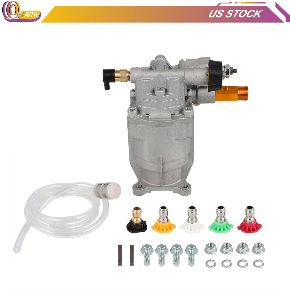 2700psi 3/4″ Shaft Horizontal Cold Water Power Pressure Washer Water Pump 2.5GPM