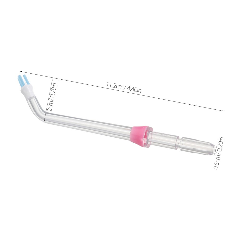 8Pcs Universal Water Flosser Attachment Tips Assorted Color Acrylic Material