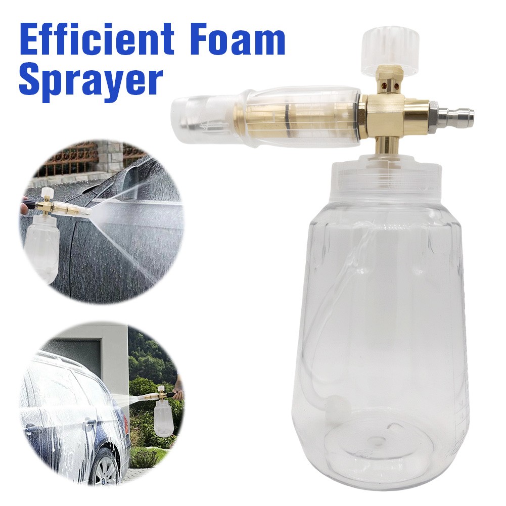 Car Soap Foam Pump Sprayer with Quick Connector for Car Washing and Cleaning