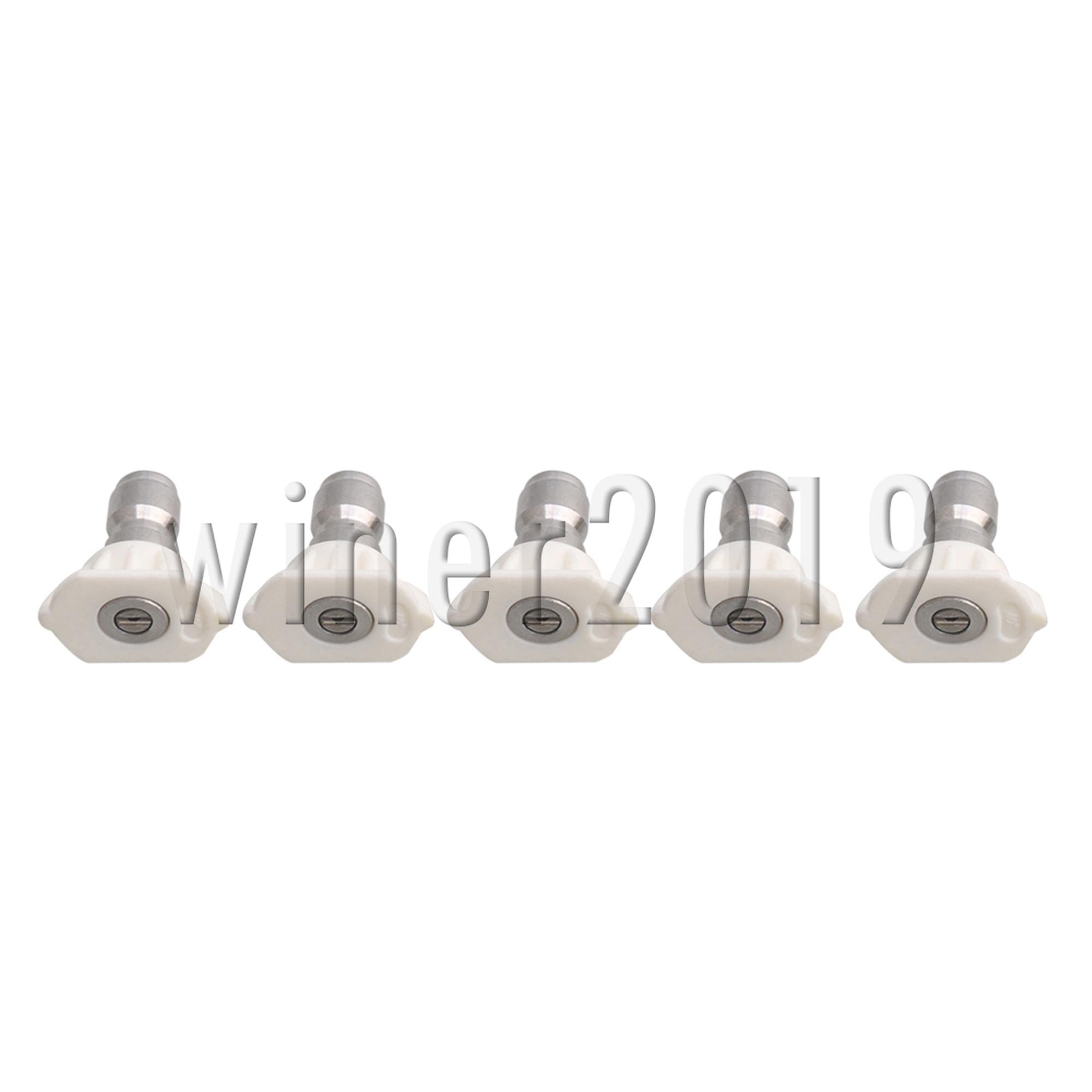 40PCS Stainless Steel Plastic 40 Degree Pressure Washer Spray Nozzles Tips Set