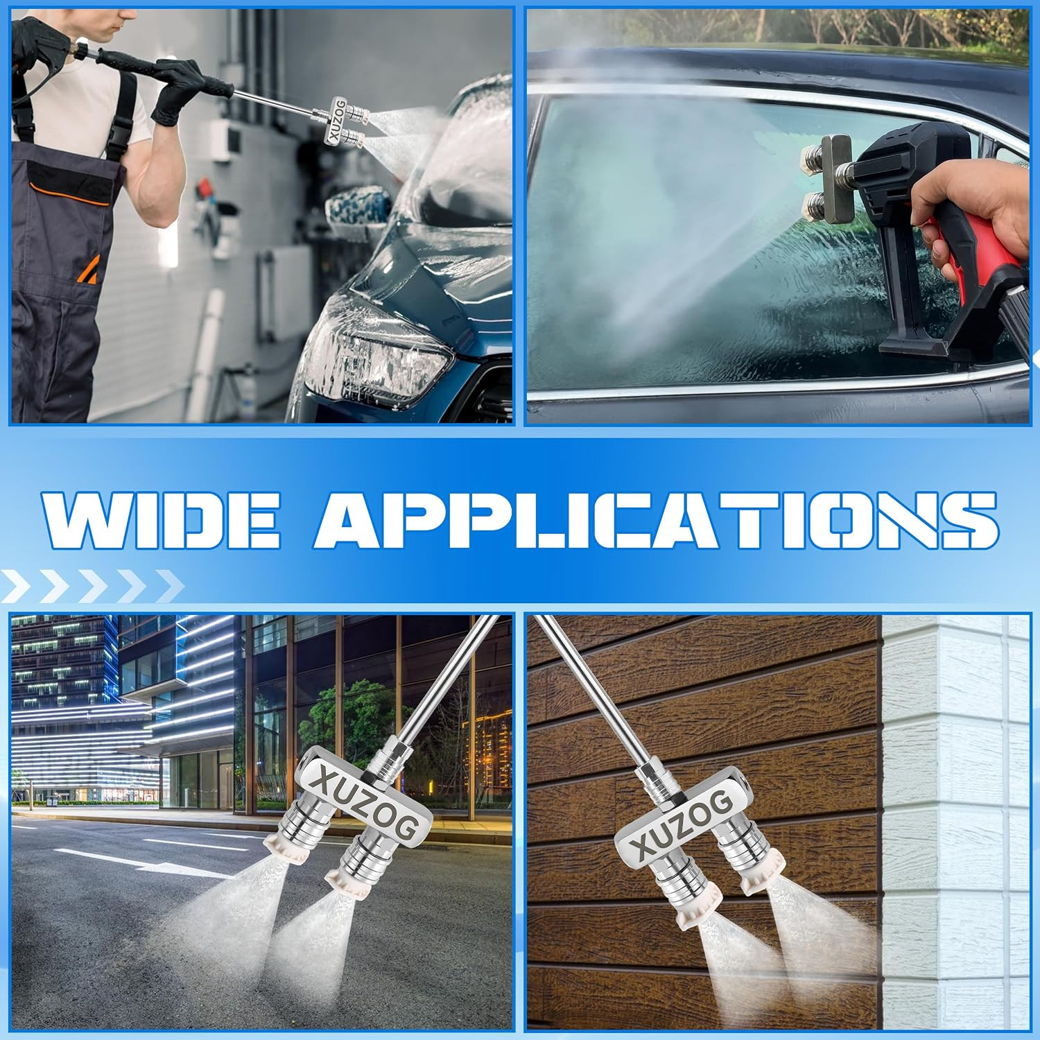 Pressure Washer Tips, 2-In-1 Pressure Washer Nozzle Tips, Dual Power Washer Nozz