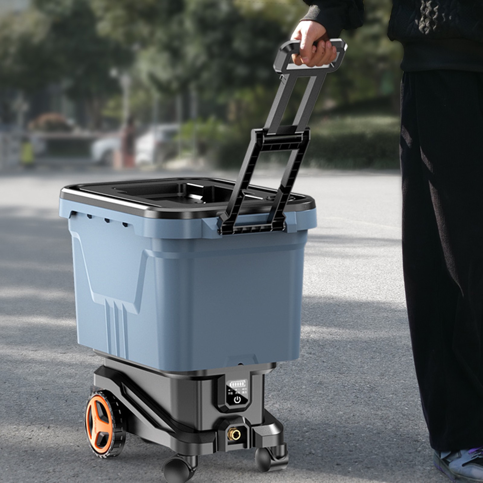 DOVERC Portable Cordless Pressure Car Washer 2000 PSI 3-Modes Power Outdoor