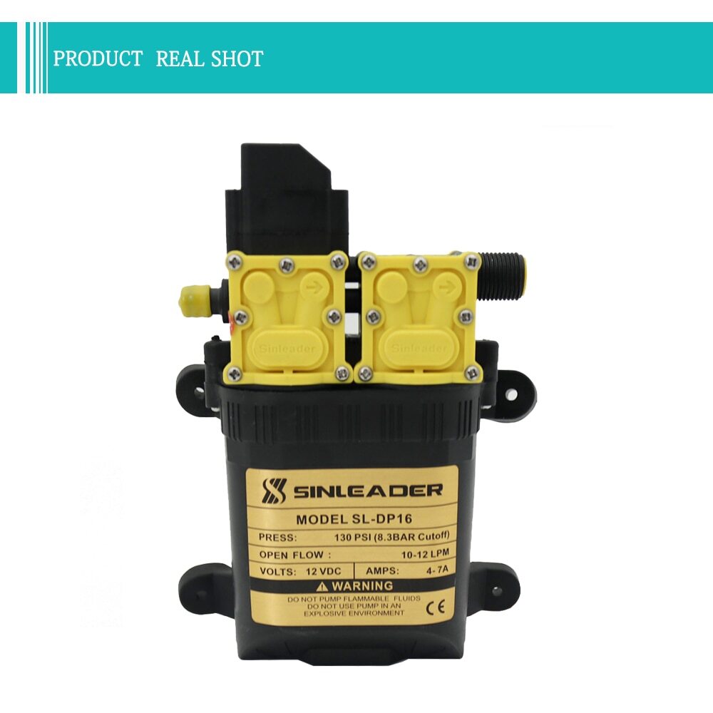 12v 9l/min Agricultural Electric Water Pump Dual power pump Micro High Pressure