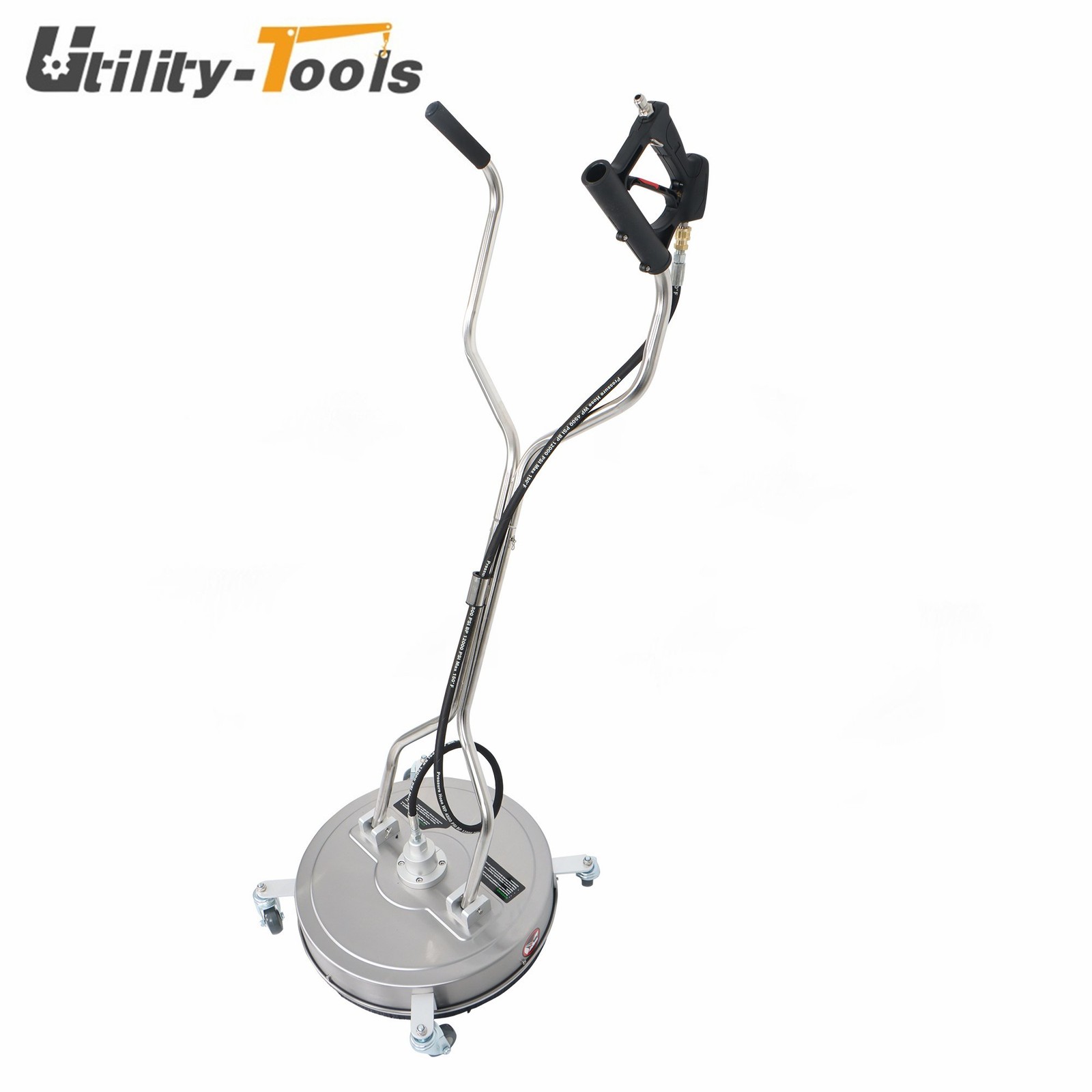 20 Inch Pressure Washer Surface Cleaner Dual Handles 6000PSI Stainless Steel