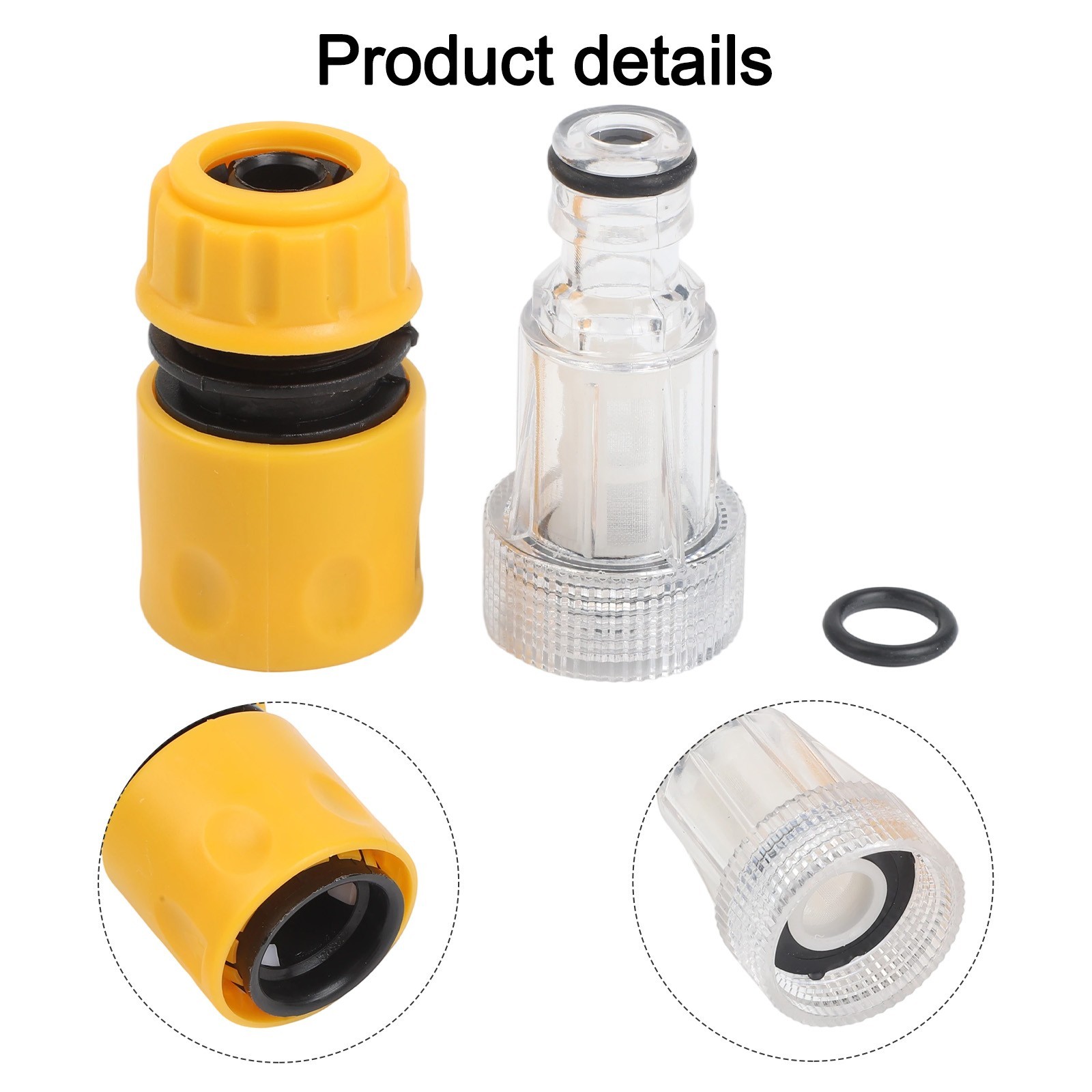 New Pressure/Washer Water Connector Filter Quick Connect Garden Hose Pipe Hot /
