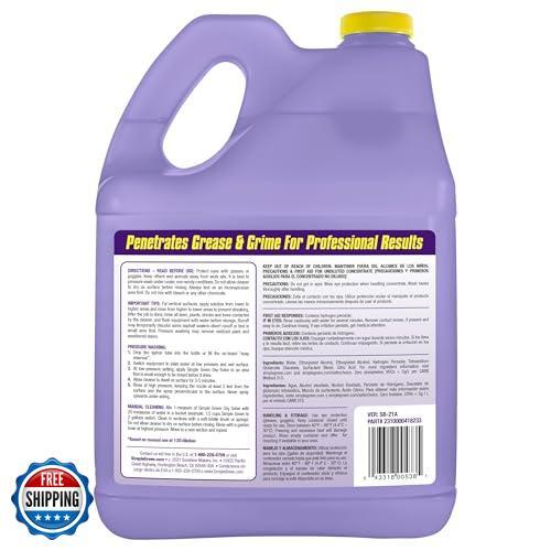 Simple Green Oxy Solve Concrete and Driveway Pressure Washer Cleaner, Purple,