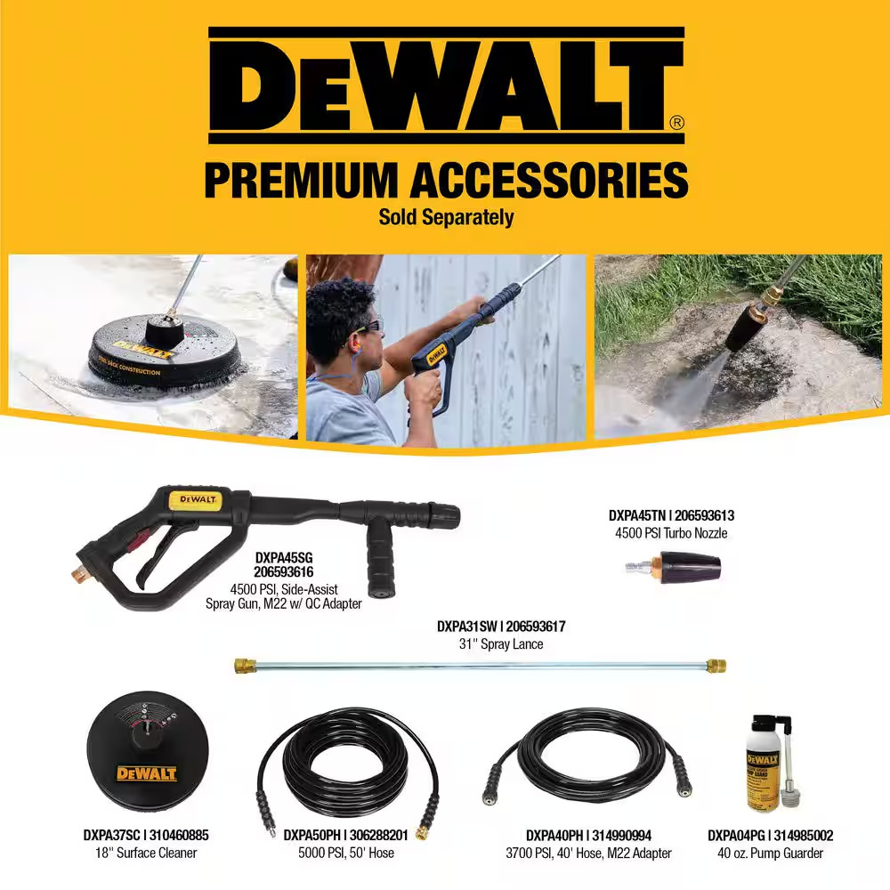 2800 PSI 1.0 GPM Electric Pressure Washer, Axial Pump, Soap Tank, Reliable Resid
