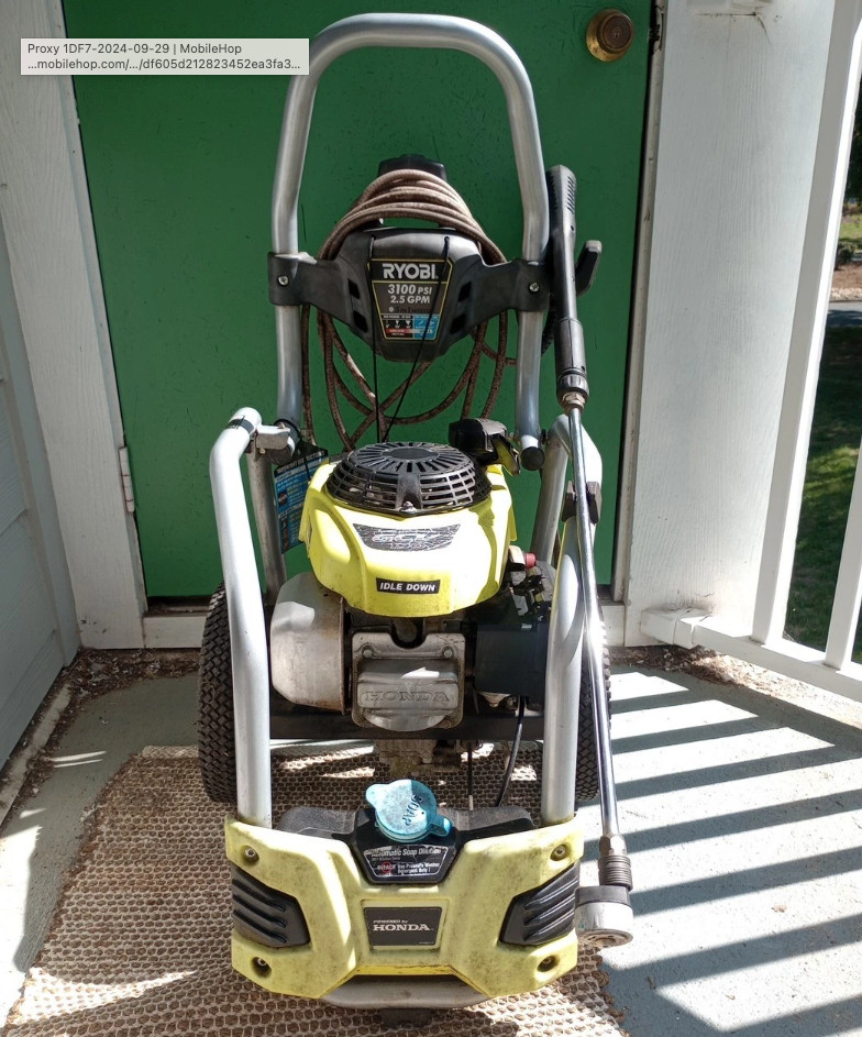 RYOBI3100 PSI 2.5 GPM Cold Water Pressure Washer with Honda GCV190 Engine!