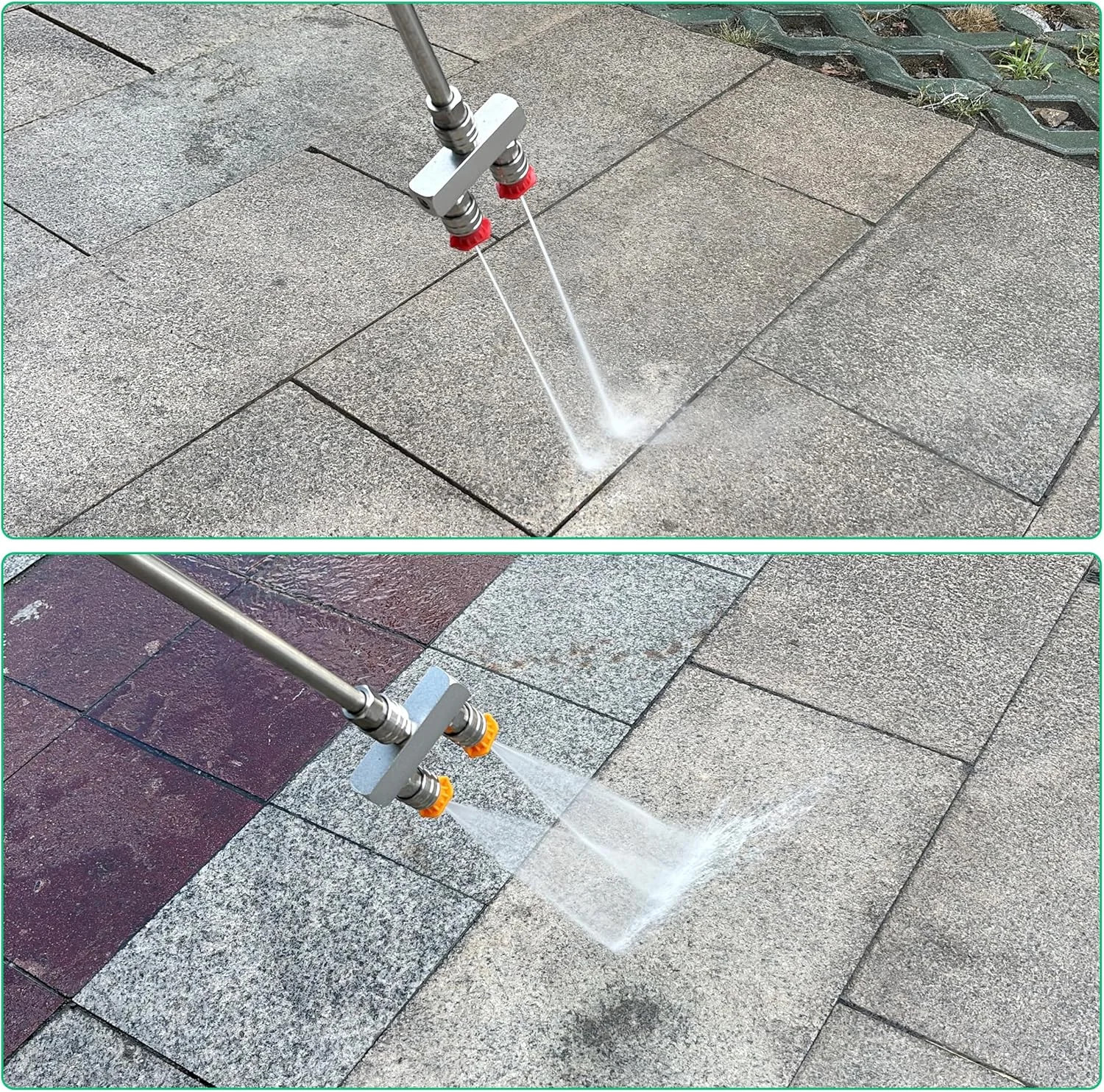 2-in-1 Pressure Washer Tips, Dual Pressure Washer Nozzle Tip with 8 Power Washer