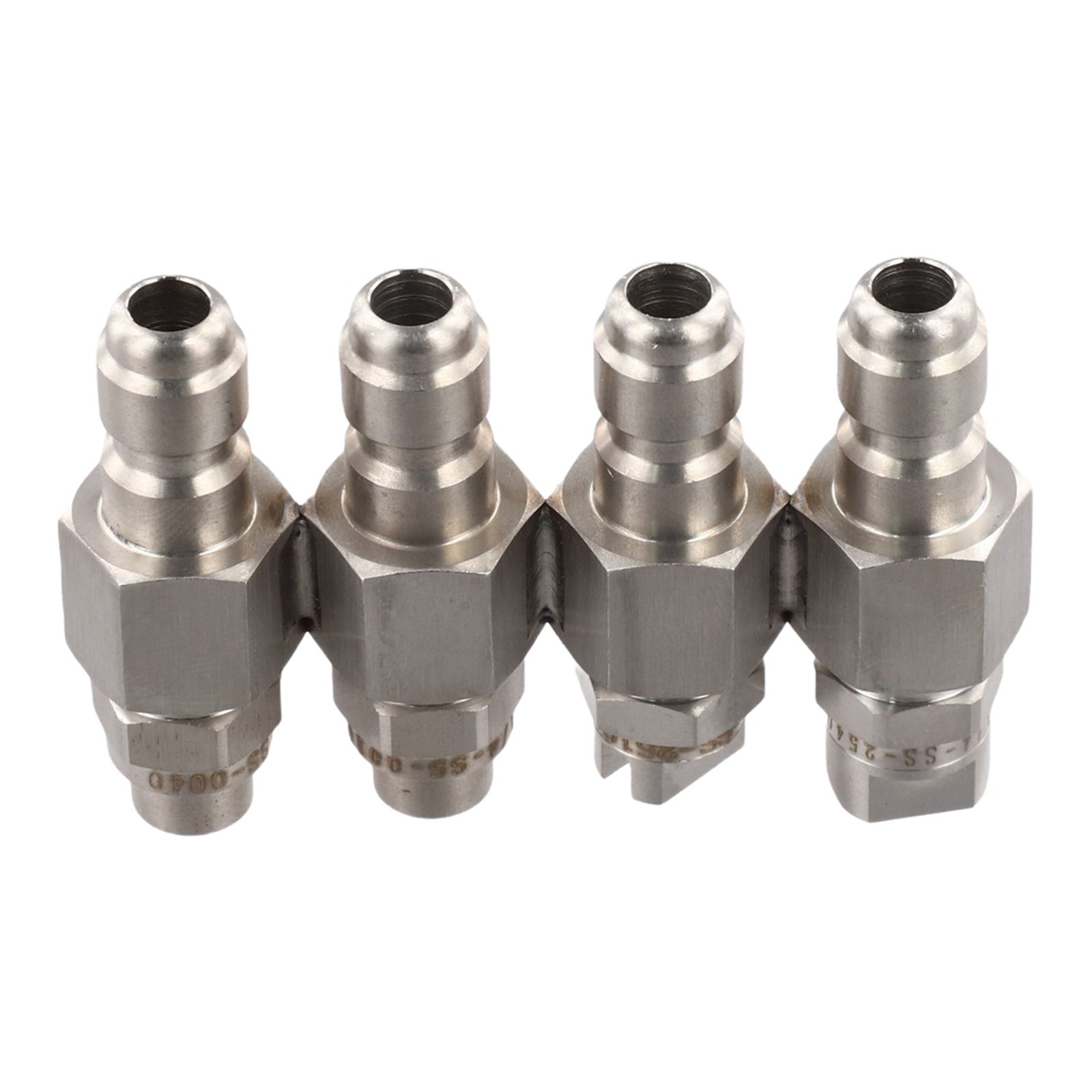 Four Row Stainless Steel Nozzle Compatible with 2 4 GPM Pressure Washers