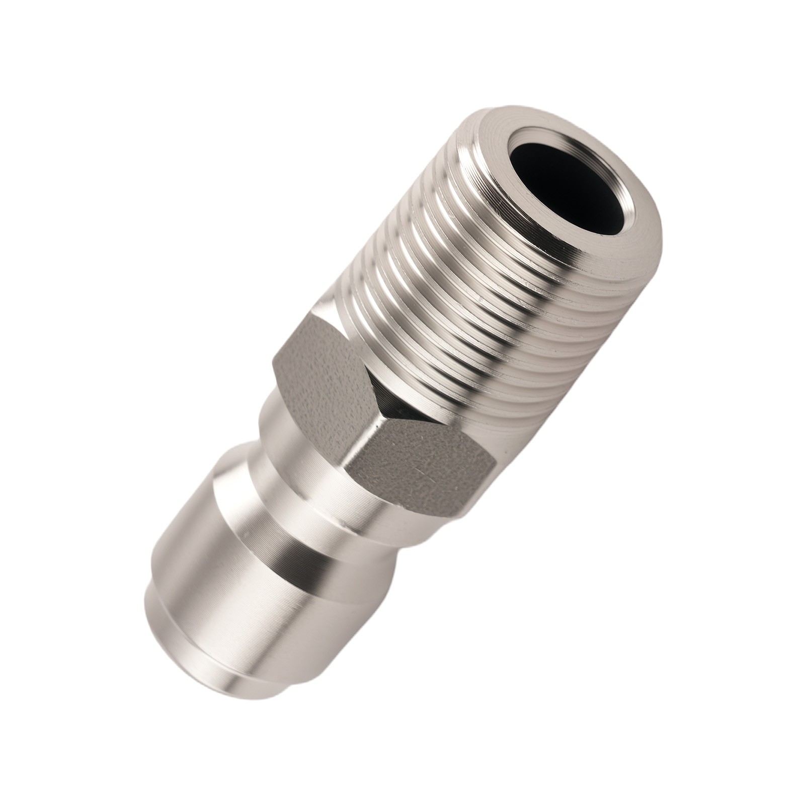 3/8″ Quick Socket Plug NPT Pressure Washer Adapter Stainless Steel 4Pcs 4000PSI