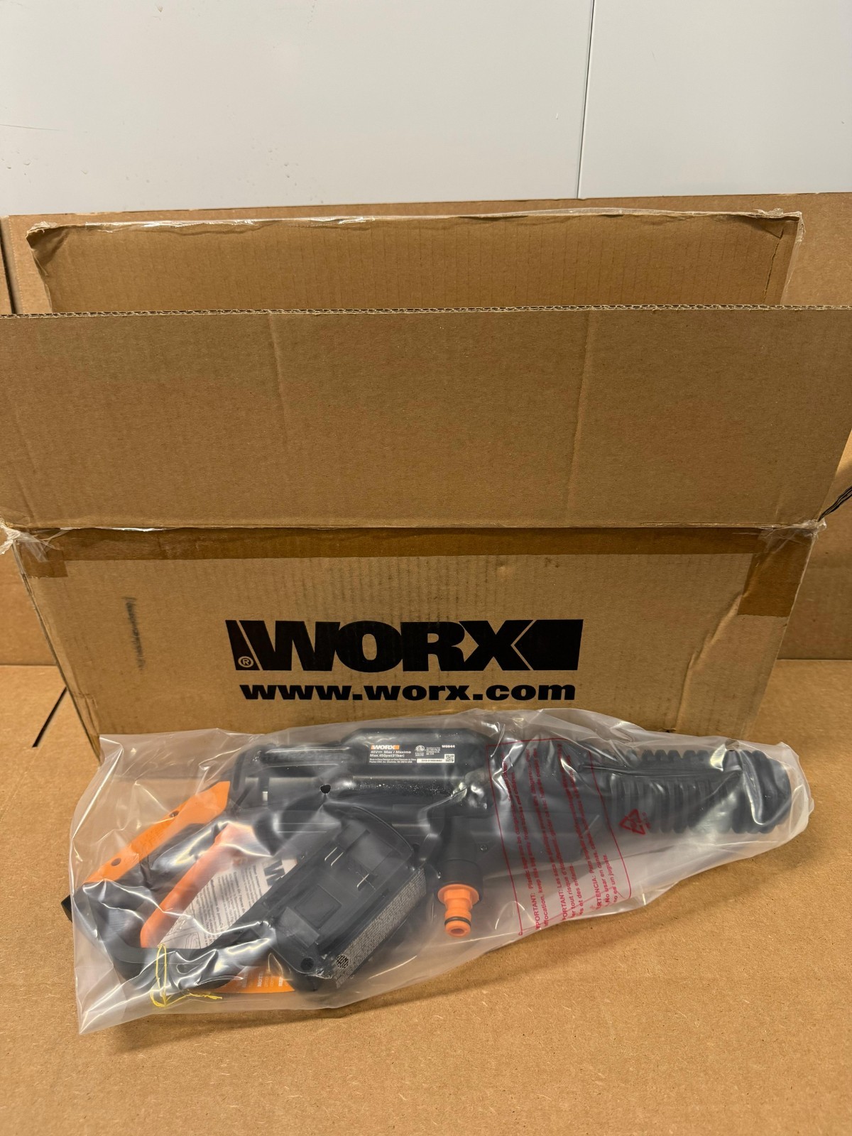 Worx WG644 40V Power Share Hydroshot Cordless Portable Power Cleaner 450 PSI