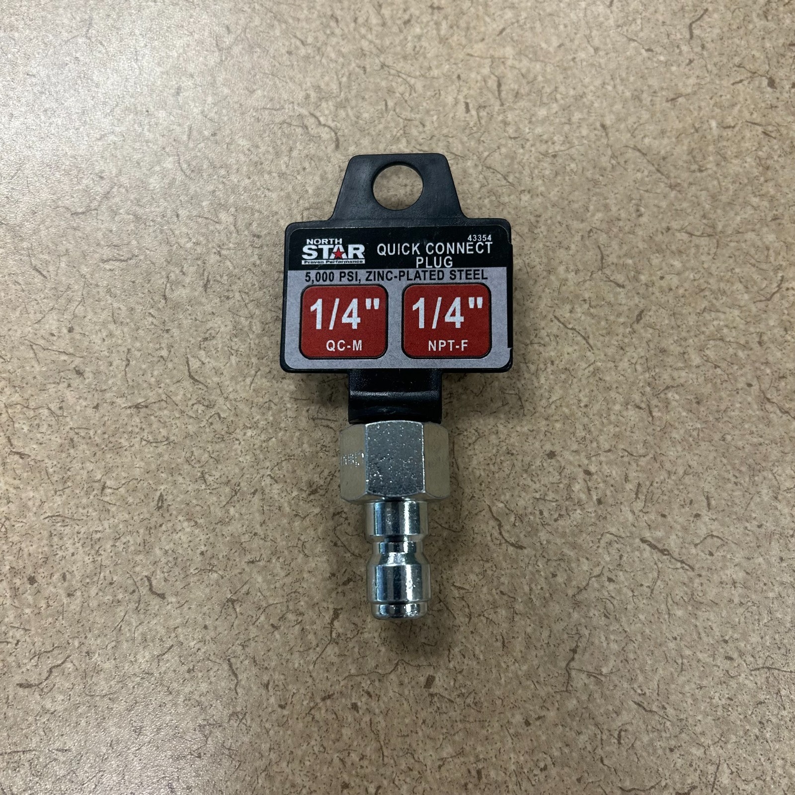 Pressure Washer Quick-Coupler Female Plug – 1/4in. NPT-F – 5200 PSI – 6.0GPM