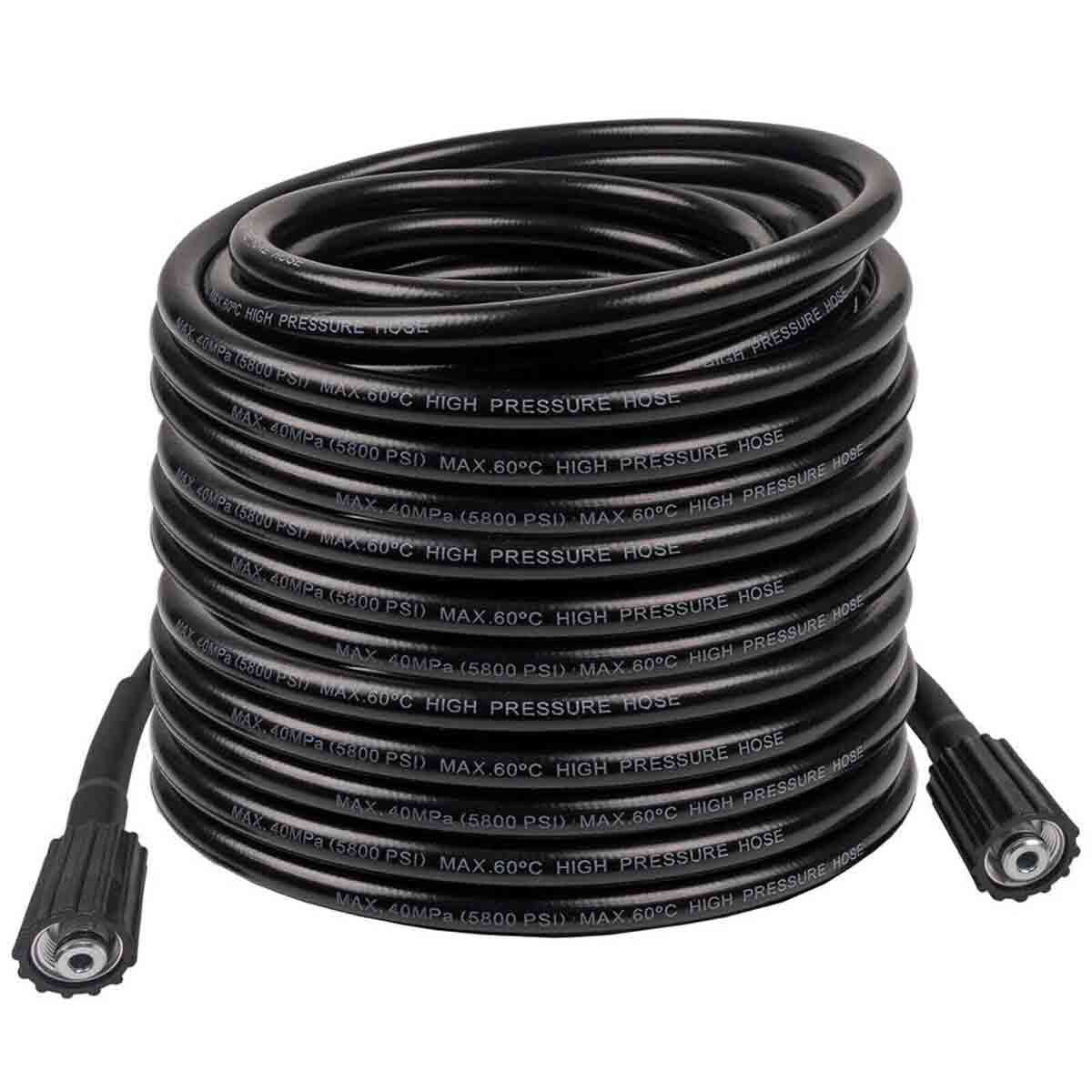 26-50FT High Pressure Washer Hose+turbine nozzle+High pressure water gun