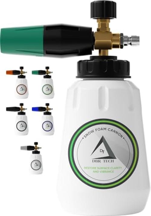 Green Pro Grade 1.1mm Orifice Foam Cannon for Pressure Washer