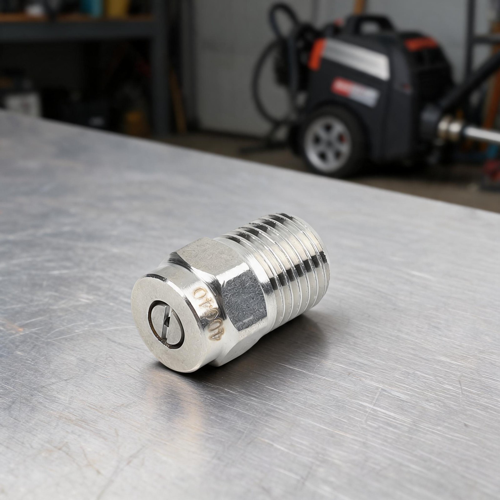 Cleaning Nozzle 0° 1/4 Thread 25° 400 Bar For High Pressure Hose Cleaning