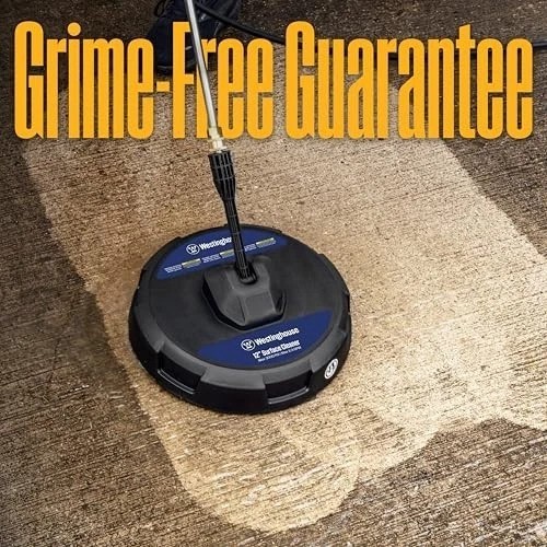 Pressure Washer Surface Cleaner Attachment 12 Inch 3000 PSI 2.3 GPM Universal