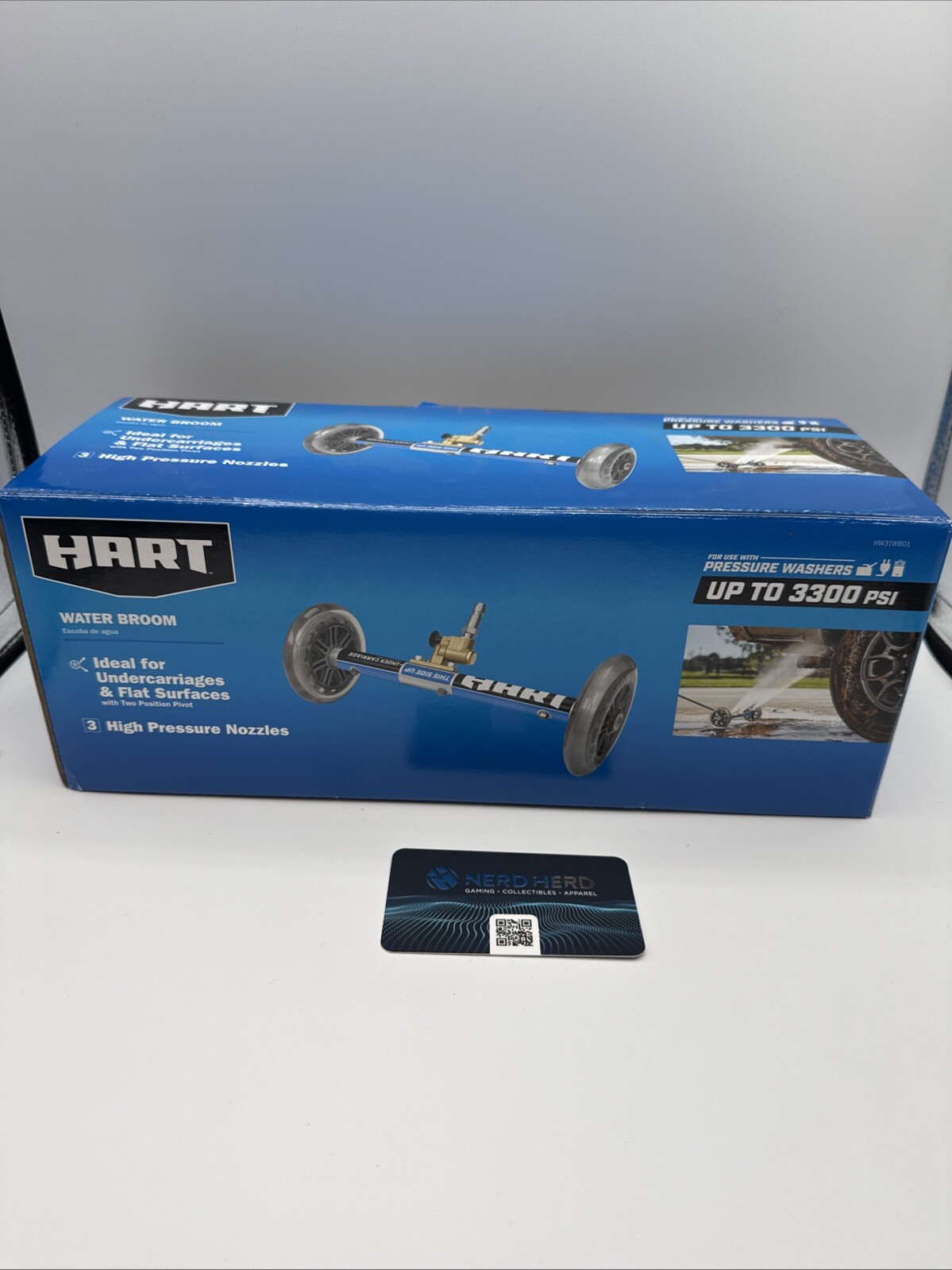 ⭐️NEW⭐️ HART 11 ” Inch Water Broom Undercarriage Surface Cleaner Pressure