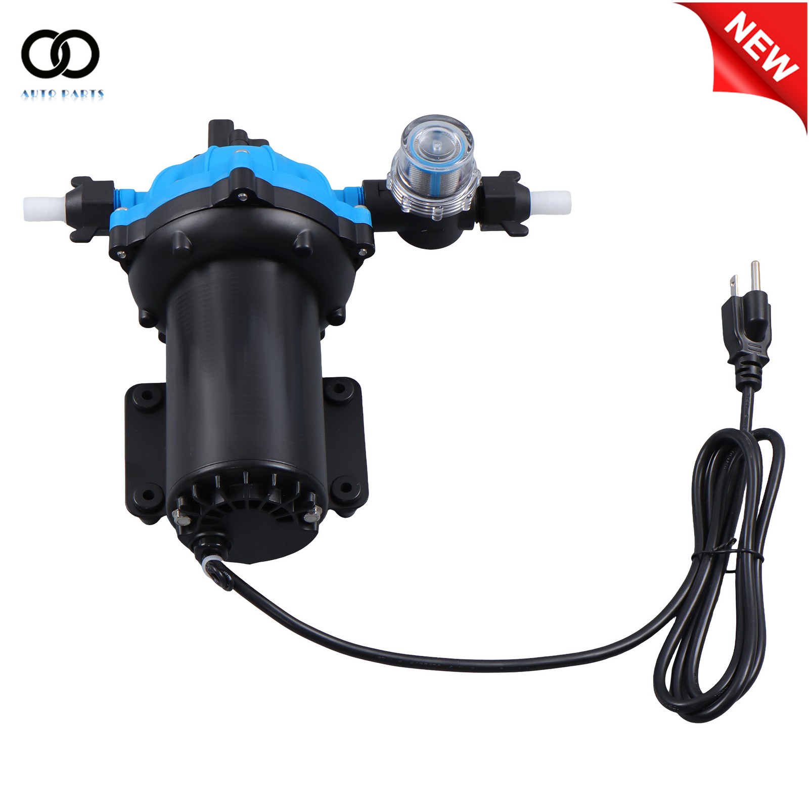 Water Diaphragm Pump 5-chamber 6GPM 80PSI 110V AC Self Priming RV Water Pump