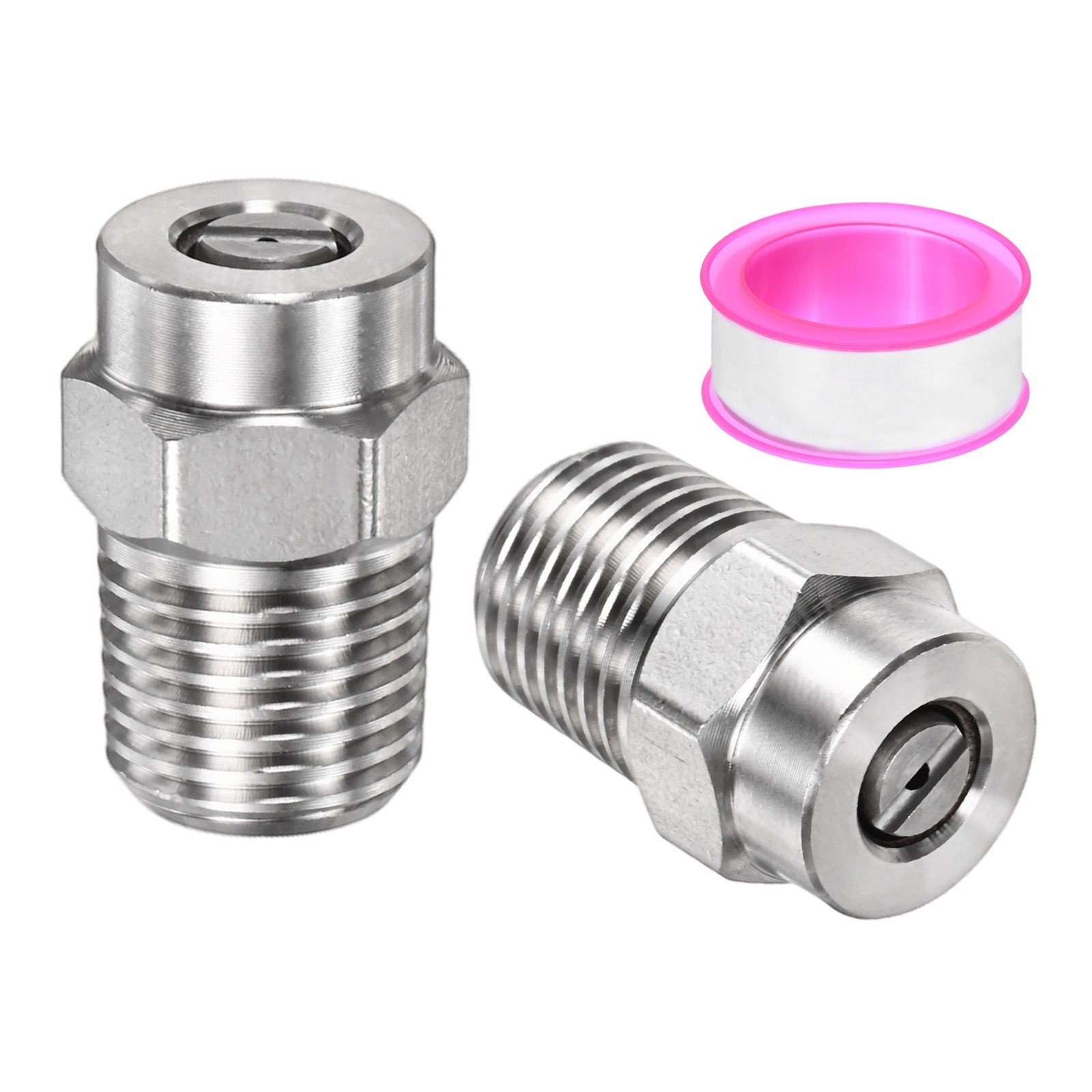 1/4″ NPT 15° Surface Cleaner Tip [2PCS] – Pressure Washer Nozzle [1.156MM Pore]