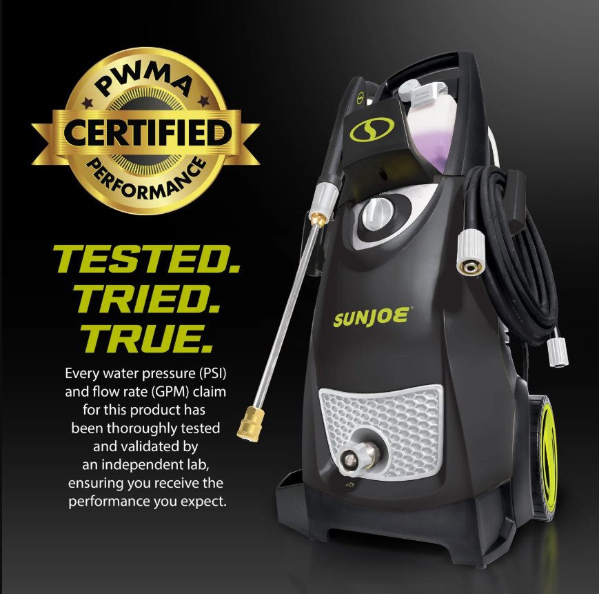 Sun Joe SPX3000 Electric Pressure Washer 2030 PSI 14.5-Amp Dual Soap Tanks – NEW