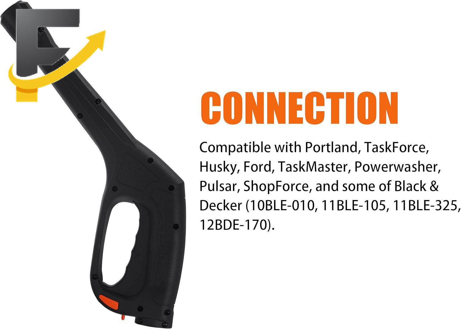 Pressure Washer Compatible with Some Portland Husky Black Decker Ford Pulsar Sho