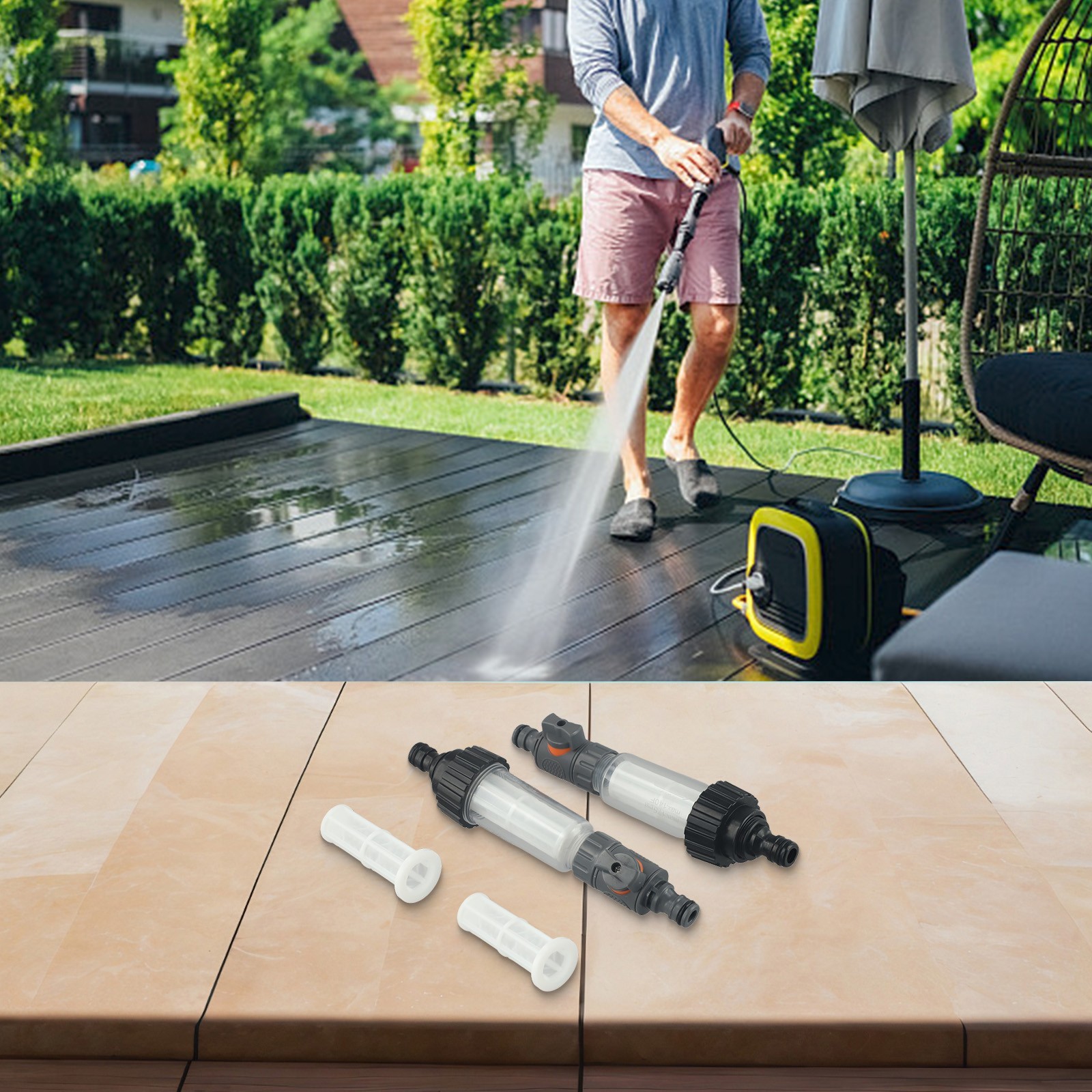 Multi Purpose Water Filter Kit for Motorhomes and Outdoor Applications